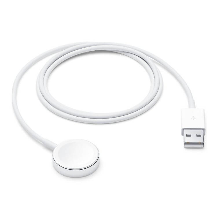 Cabo de Carregamento Magnético p/ Apple Watch 1m Branco