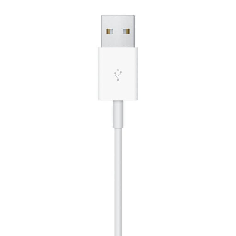 Cabo de Carregamento Magnético p/ Apple Watch 1m Branco