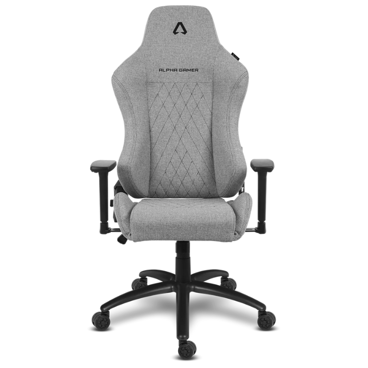Cadeira Gaming Alpha Gamer Gaia Light Fabric V2 Cinzento