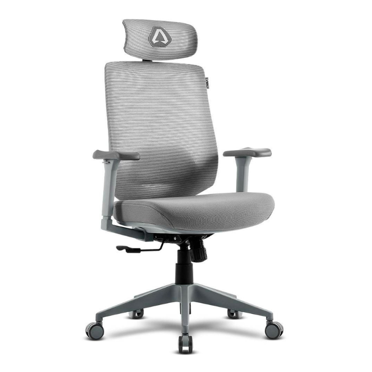 Cadeira de Escritório Alpha Gamer Stella Ergonómica Cinzento
