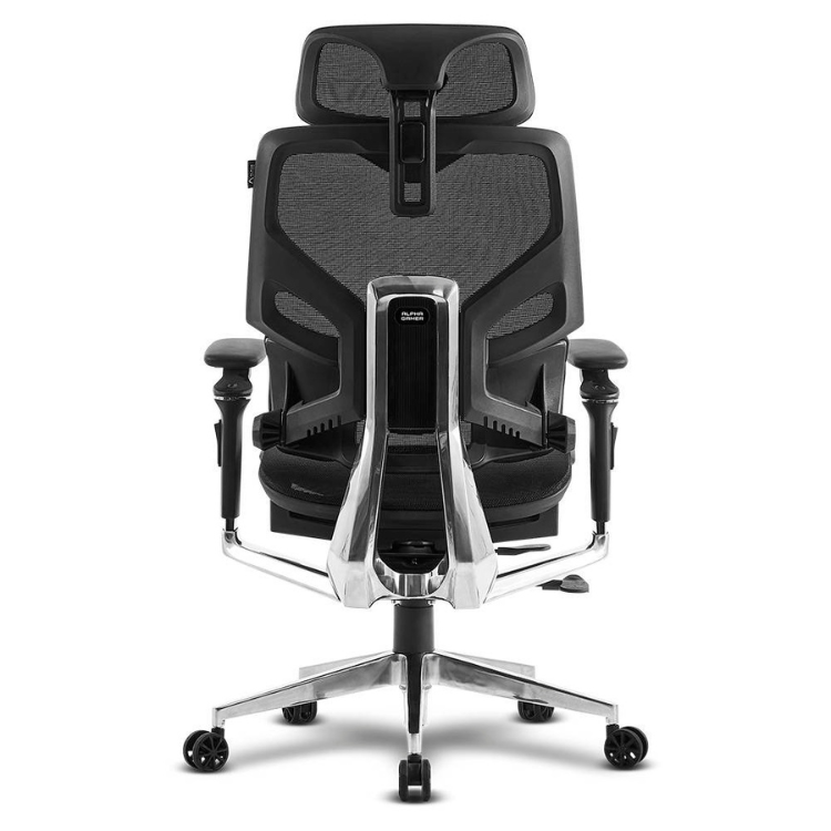 Cadeira Gaming Alpha Gamer Ergonómica Astrid Preto