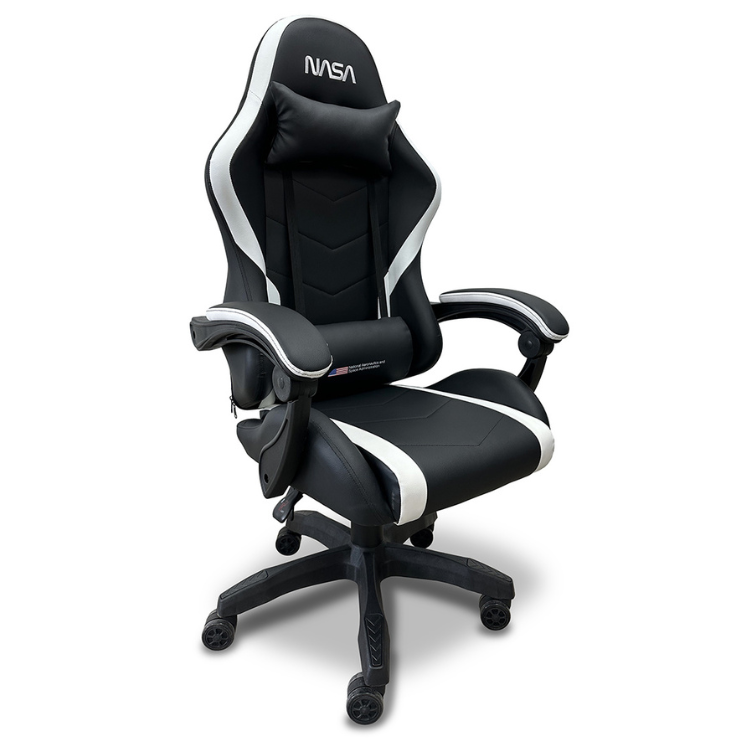 Cadeira Gaming Nasa Orion Preto/Branco