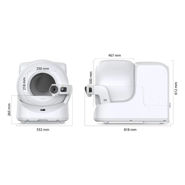 Caixa de Areia Inteligente Petkit Purobot Ultra c/ Câmara Smart Cat Litter Box
