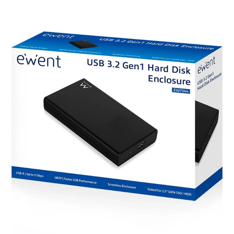 Caixa Externa 2.5" Ewent USB 3.0 Preto