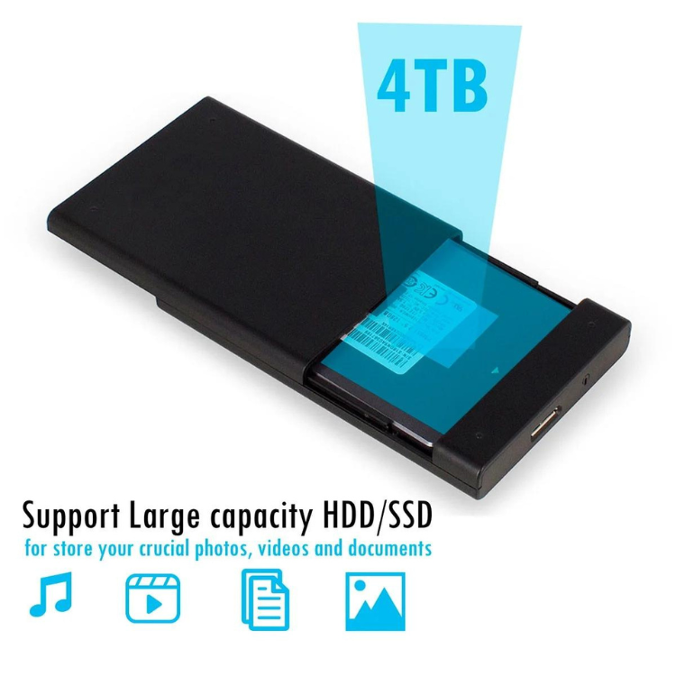 Caixa Externa 2.5" Ewent USB 3.0 Preto
