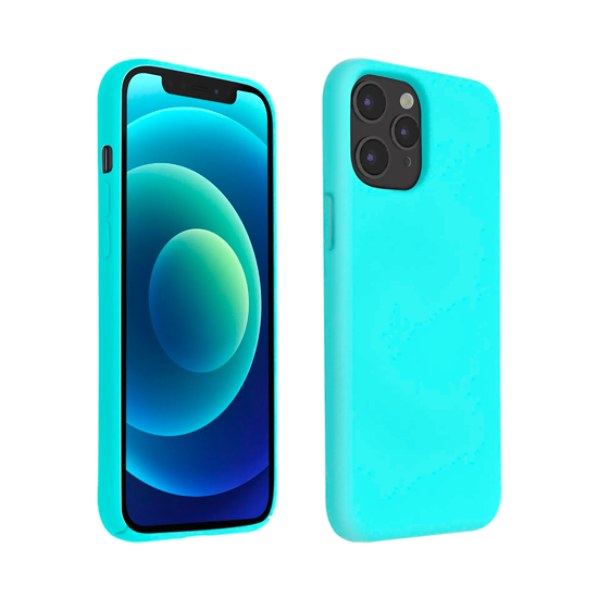 Capa Silicone T-K Iphone 12/12 Pro Turquesa