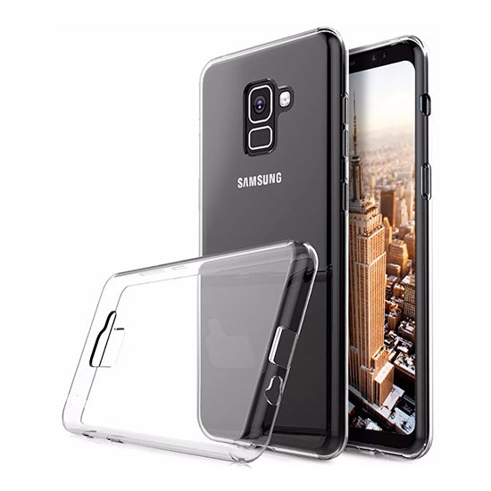 Capa silicone Samsung Galaxy A8+ A730 Transparente