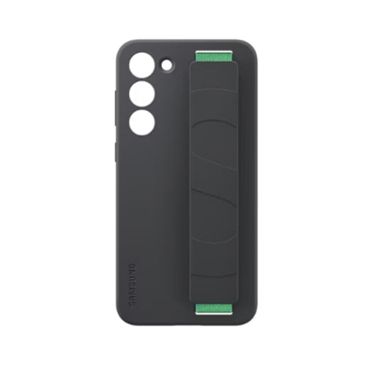 Capa Silicone Samsung S23+ Preto c/ Fita