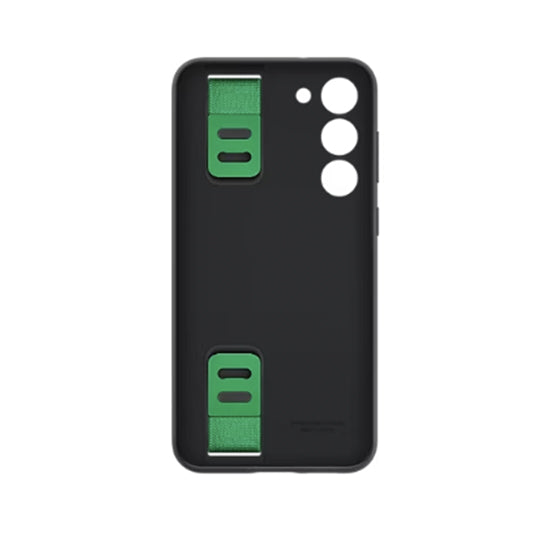Capa Silicone Samsung S23+ Preto c/ Fita