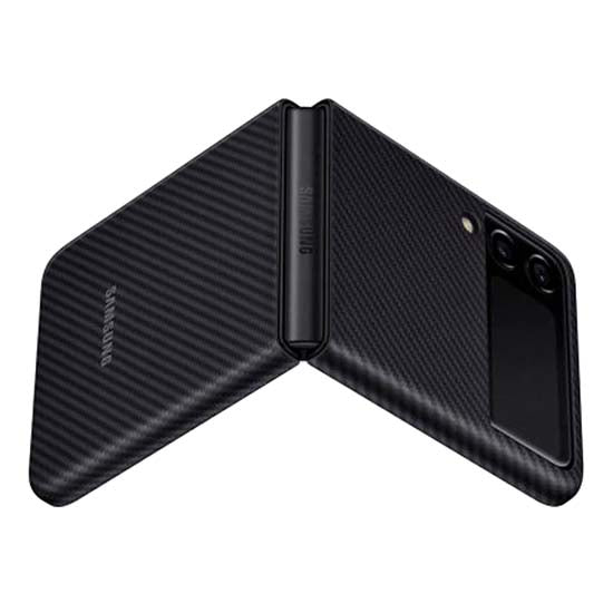 Capa Pele Samsung Galaxy Z Flip3 F926 Aramid Preto