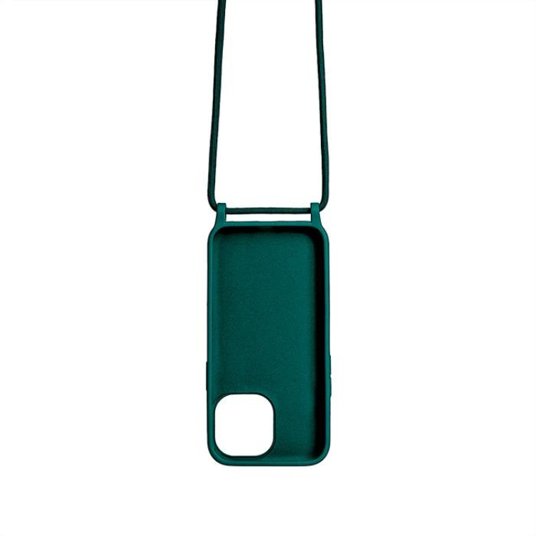 Capa Rixus iPhone 15 Pro Max Tpu Verde com Cordão