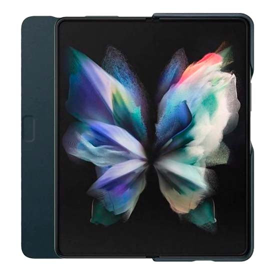 Capa Samsung Galaxy Z Fold3 F926 Leather Verde