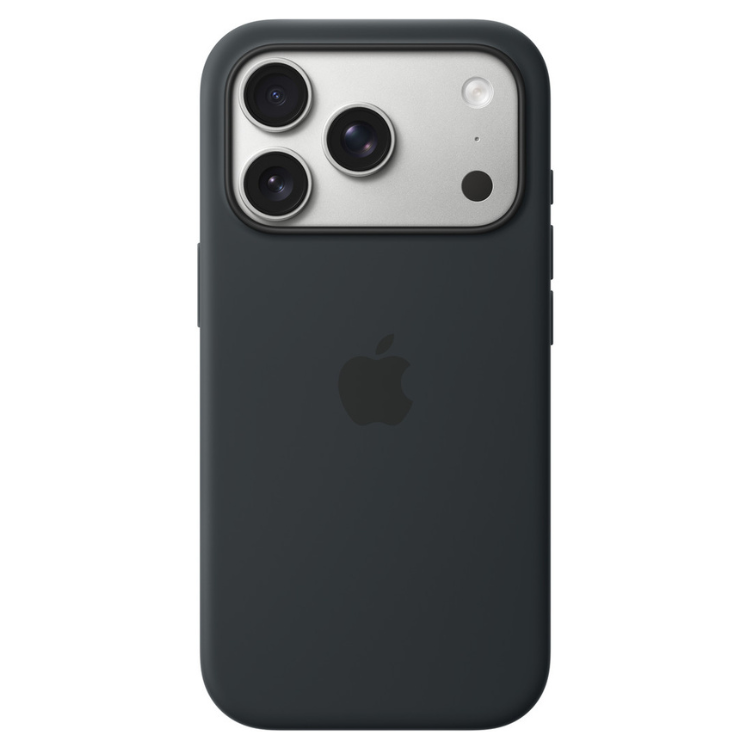 Capa Silicone Apple iPhone 17 Pro MagSafe Preto
