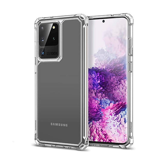 Capa Silicone Anti-Shock Samsung Galaxy S20 Ultra G988 Transparente