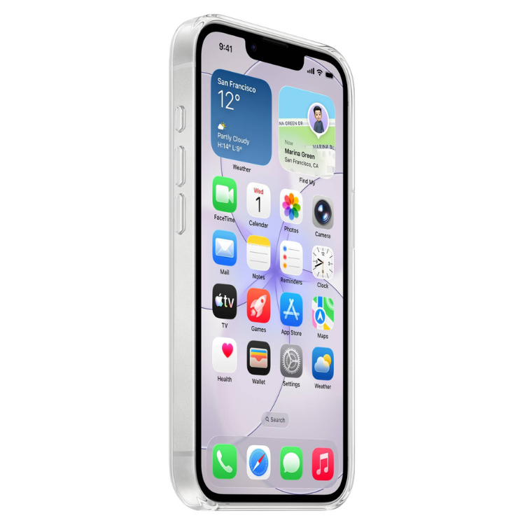 Capa Silicone iPhone 17e MagSafe Transparente
