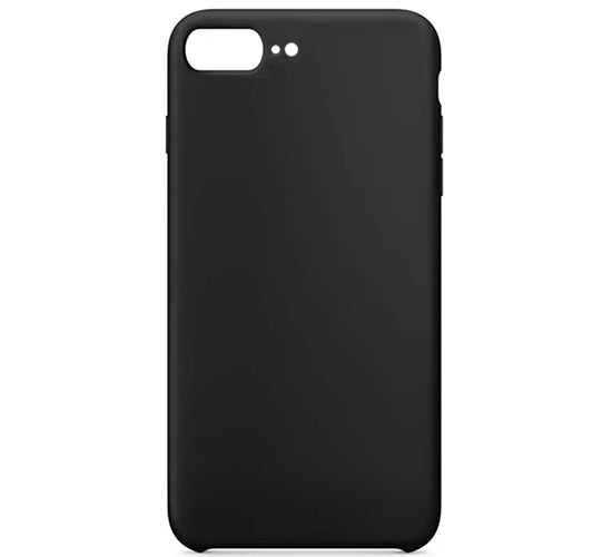 Capa silicone iPhone 7 Plus / 8 Plus Preto