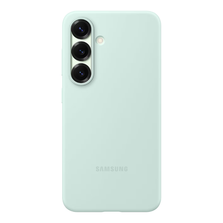 Capa Silicone Samsung S25 S931 Verde Menta