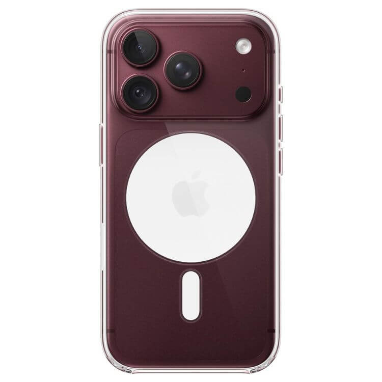 Capa Silicone Apple iPhone 18 Pro MagSafe Transparente