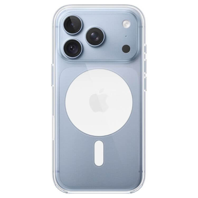 Capa Silicone Apple iPhone 18 Pro MagSafe Transparente