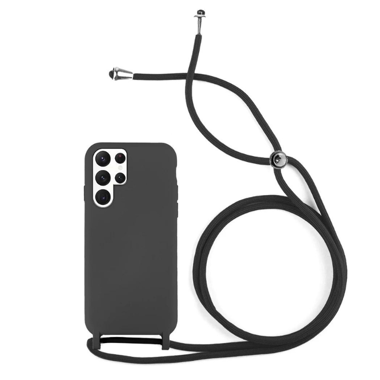 Capa T-K Silicone com cordão Samsung S24+ Preto
