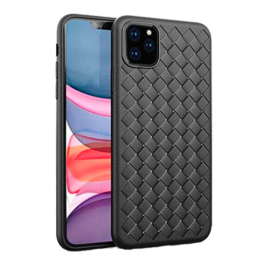 Capa Woven Pattern DEVIA iPhone 11 Pro Max Preto