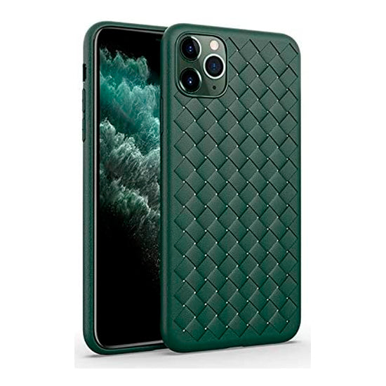 Capa Woven Pattern DEVIA iPhone 11 Pro Max Verde