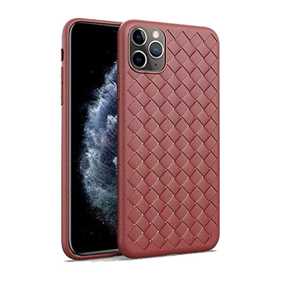 Capa Woven Pattern DEVIA iPhone 11 Pro Max Vermelho