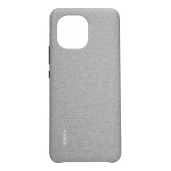 Capa Xiaomi Mi 11 Cloth Pattern Vegan Cinzento Polar