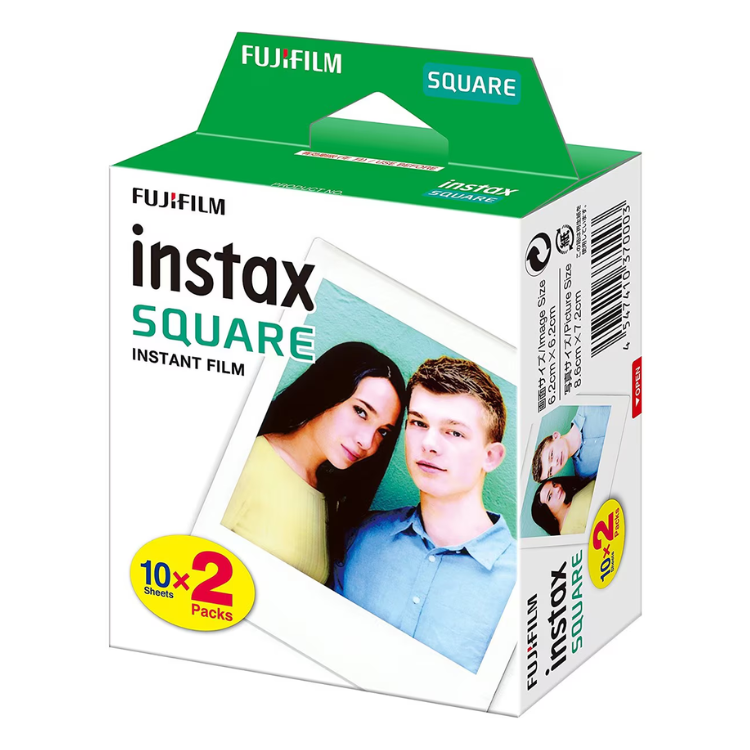 Carga FujiFilm Instax Square 2x Pack (20 Folhas)