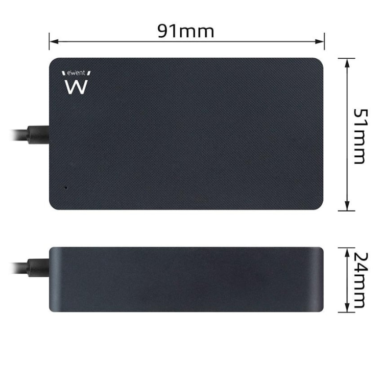 Carregador de Portátil Ewent USB-C45W Preto