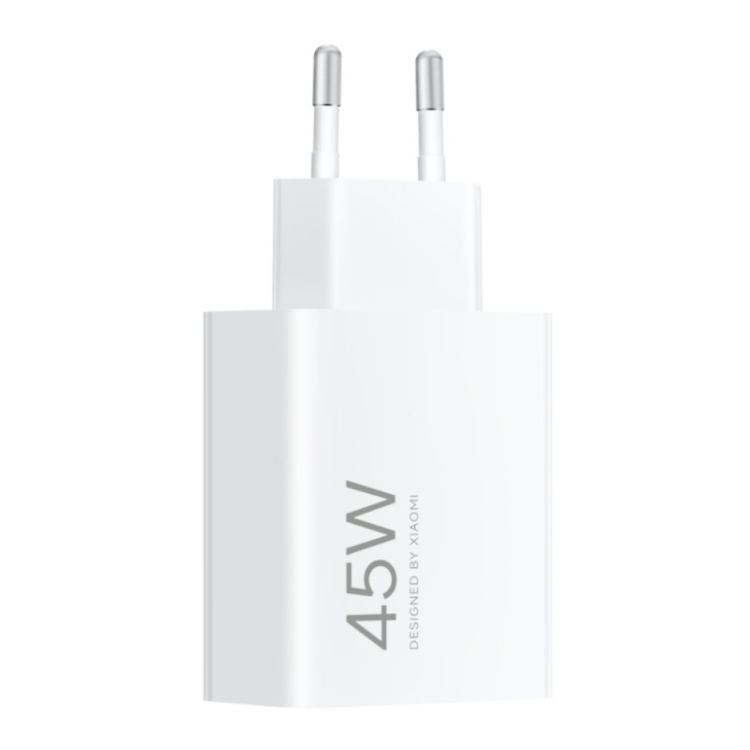 Carregador Xiaomi 45W Turbo Charging branco tipo A.