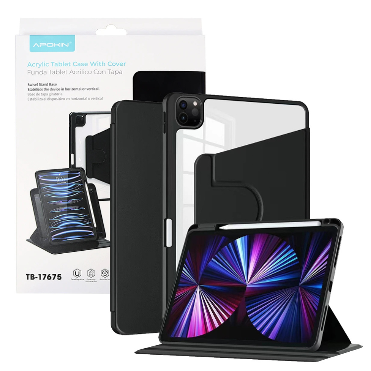 Capa T-K Flip Cover Xiaomi Pad 6 Preto