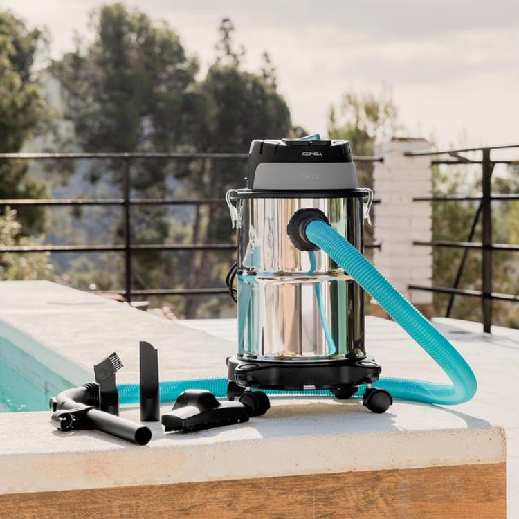 Aspirador Sólidos/Líquidos Cecotec Conga Rockstar Wet & Dry Steel 1200W