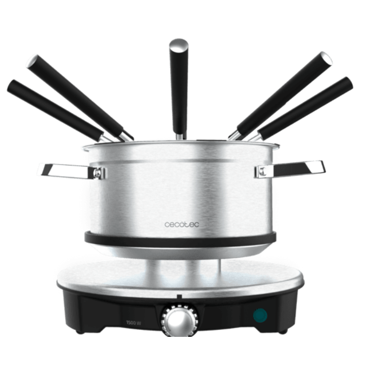 Fondue Elétrico c/ 8 Espetos Cecotec Fun Gourmet Fondue Advance 1500W