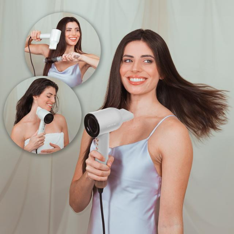 Secador de Cabelo Cecotec Ioni Care Rockstar Nano IonTech Cinzento
