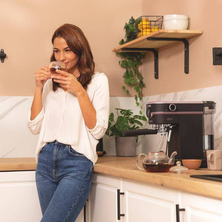 Máquina de Café Cecotec Expresso Cafelizzia 890 Pro Rosa
