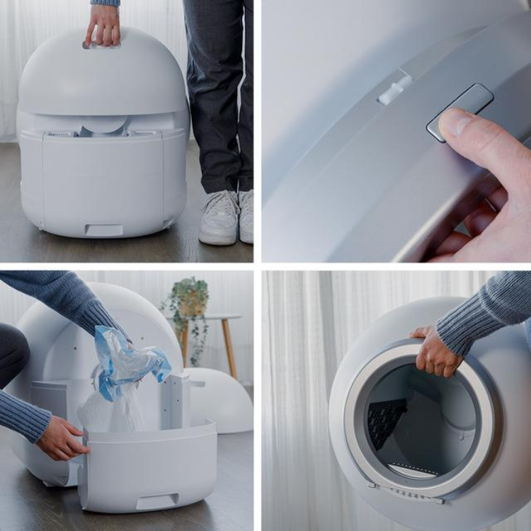 Caixa de Areia Inteligente Cecotec Pumba 7000 CleanKitty Compact Connected