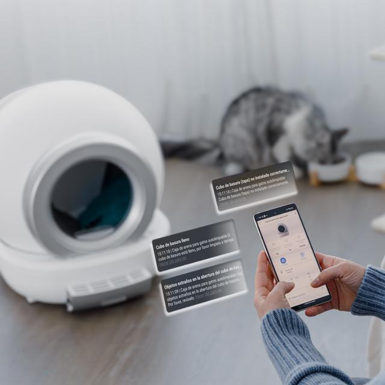 Caixa de Areia Inteligente Cecotec Pumba 7000 CleanKitty Compact Connected