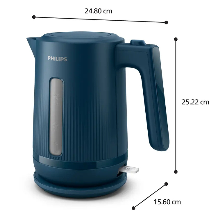 Chaleira Elétrica Philips HD9411/70 2200W 1,7L Azul