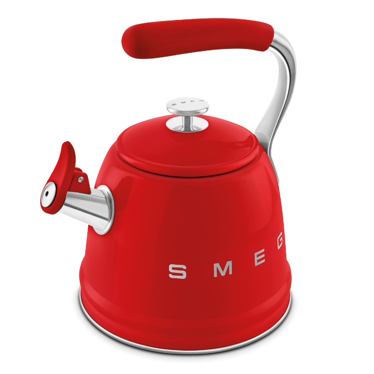 Chaleira Smeg Anni 50 2,3L Vermelho