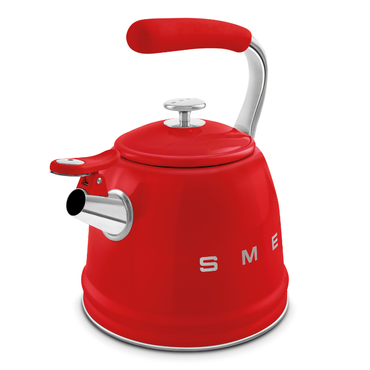 Chaleira Smeg Anni 50 2,3L Vermelho