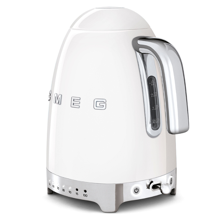 Chaleira Elétrica Smeg Anni 50 1,7L Temperatura Variável Branco