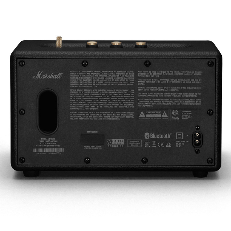 Coluna Marshall Acton III Preto