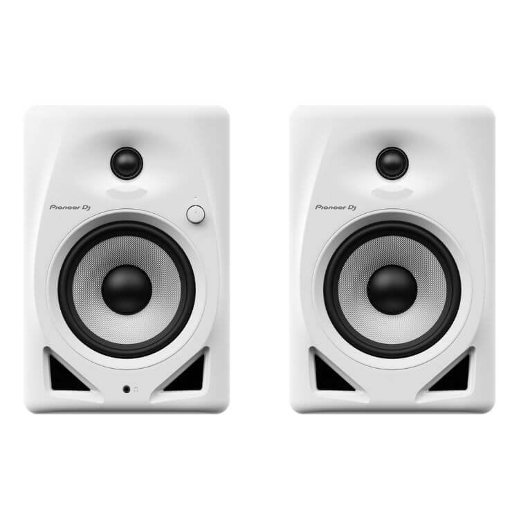 Colunas Monitoras DJ Pioneer DJ 5" DM-50D Par Branco