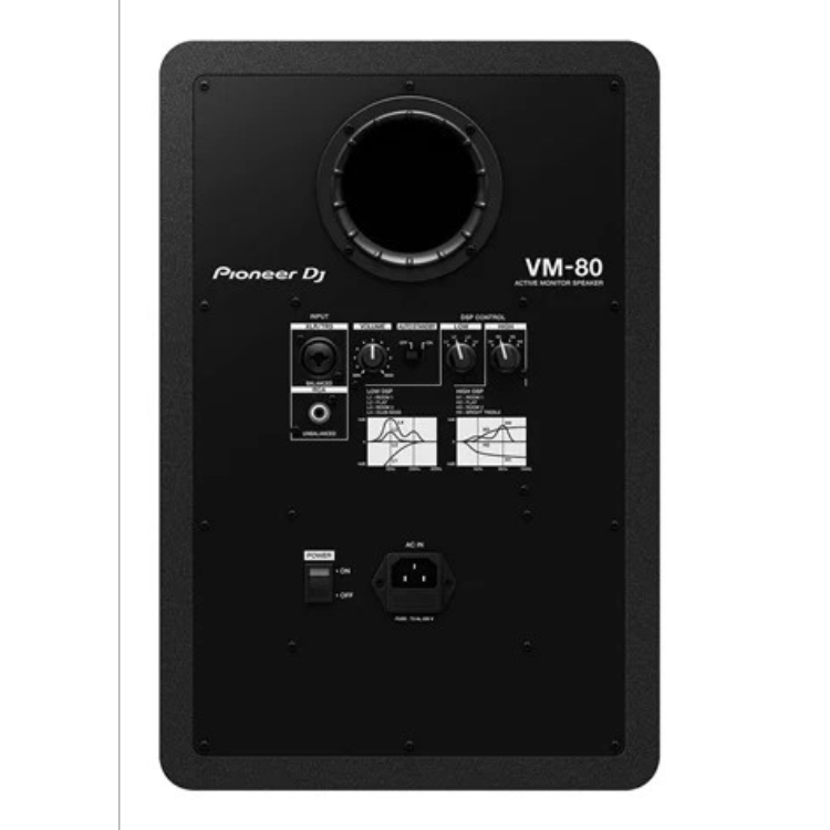 Coluna Monitora Pioneer DJ VM-80 Pack 1