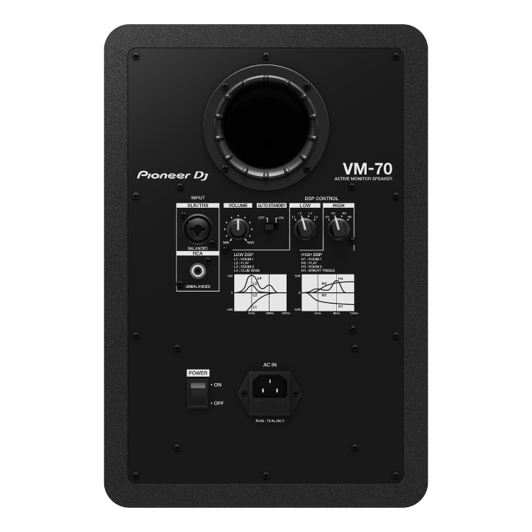 Coluna Monitora Pioneer DJ VM-70 6.5" 100W Unidade