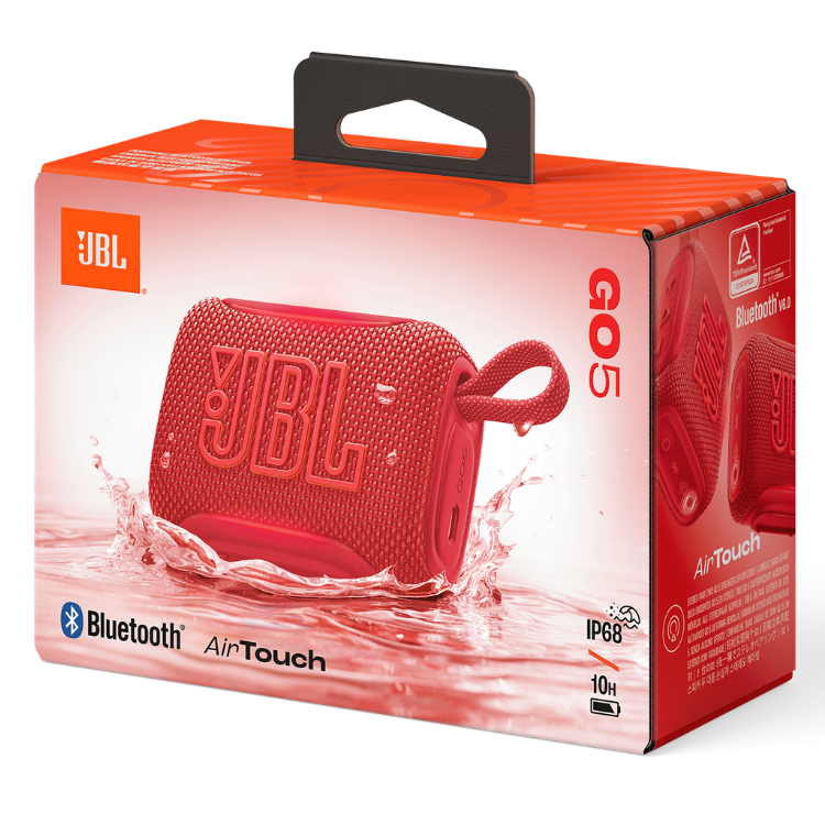 Coluna Portátil JBL Go 5 USB-C Vermelho