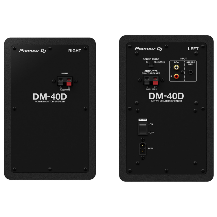 Coluna Monitora Pioneer DJ DM-40D 4" Pack 2
