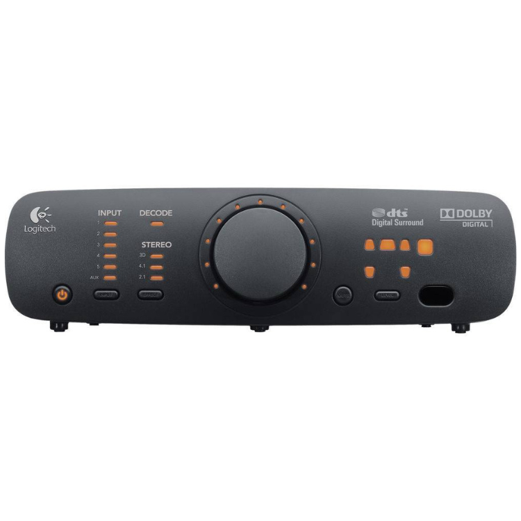 Coluna Logitech Speaker Surround Sound Z906 5.1 500W Preto