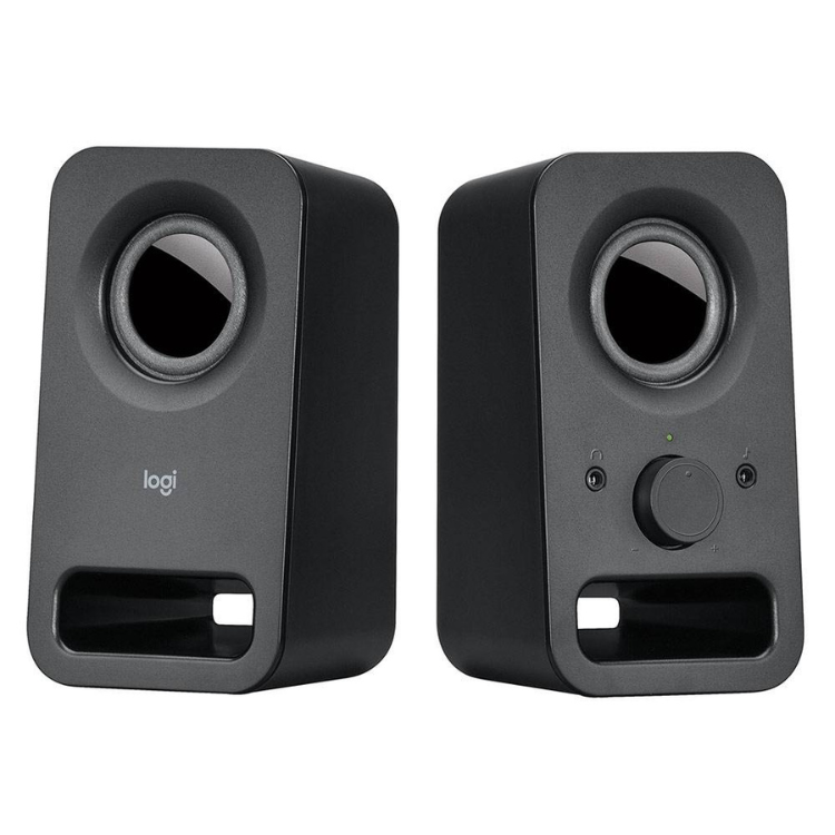 Colunas Logitech Z150 Compact Stereo 2.0 6W Peak / 3W RMS Preto